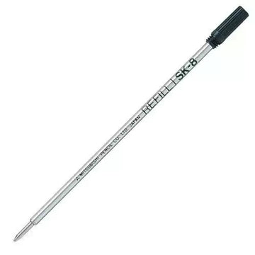 Резервен пълнител за химикал Mitsubishi Pencil SK-8, съвместим с химикалки CROSS и MIKIMOTO