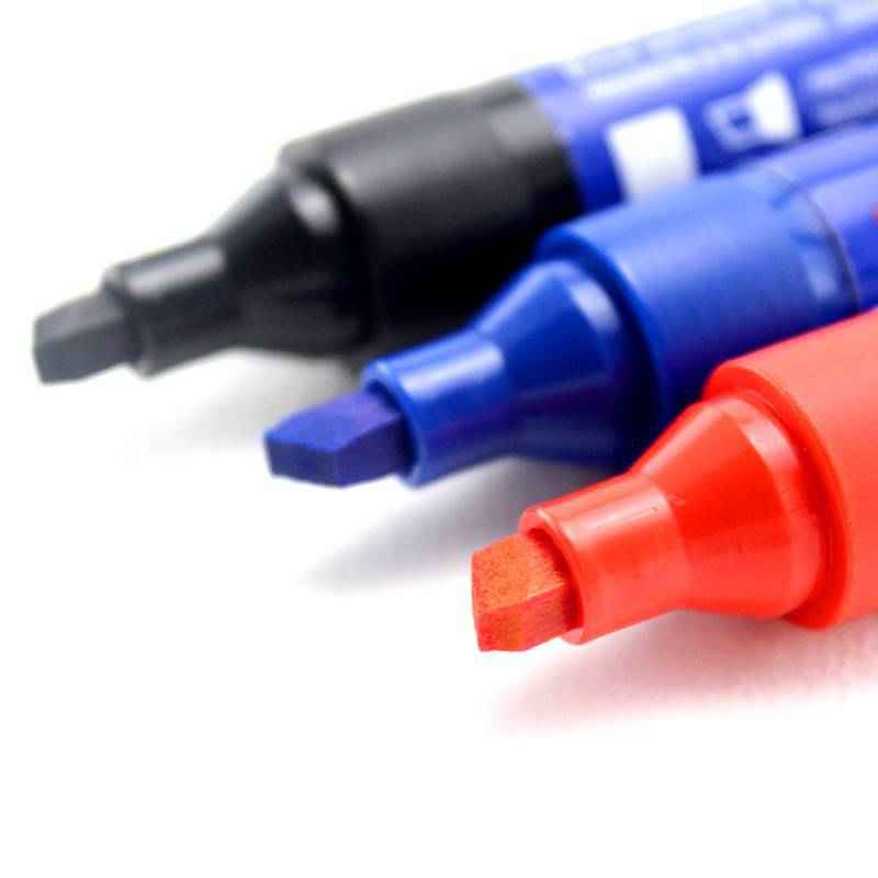 edding 33 brilliant paper marker black red blue color 3 Pack