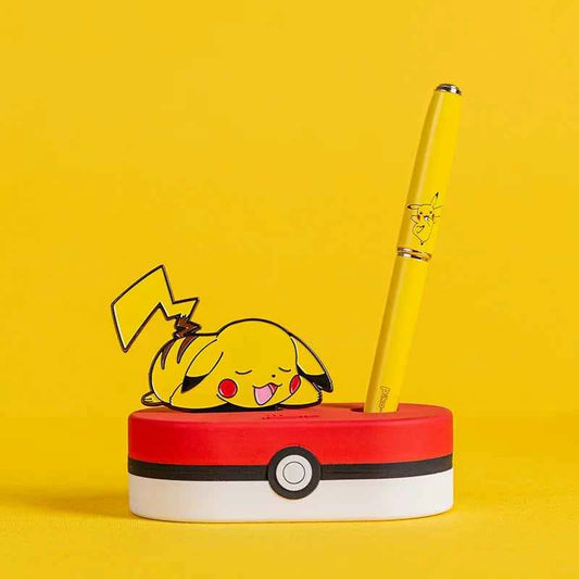 Pimio Pokemon Pikachu Fountain Pen with Stand & Gift Box