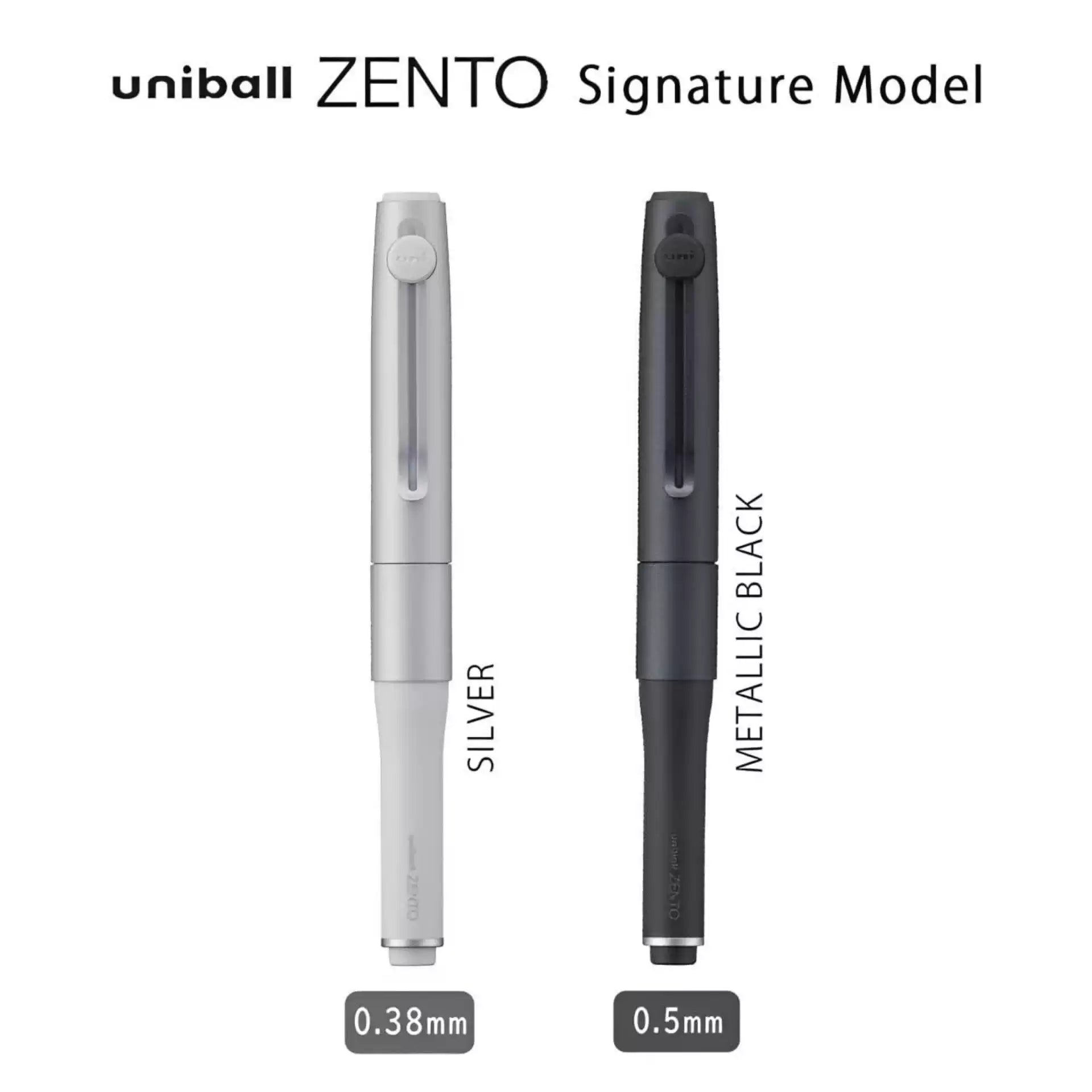 Uni-ball ZENTO Magnetic Gel Pen – Black Ink | 0.38 / 0.5 / 0.7mm