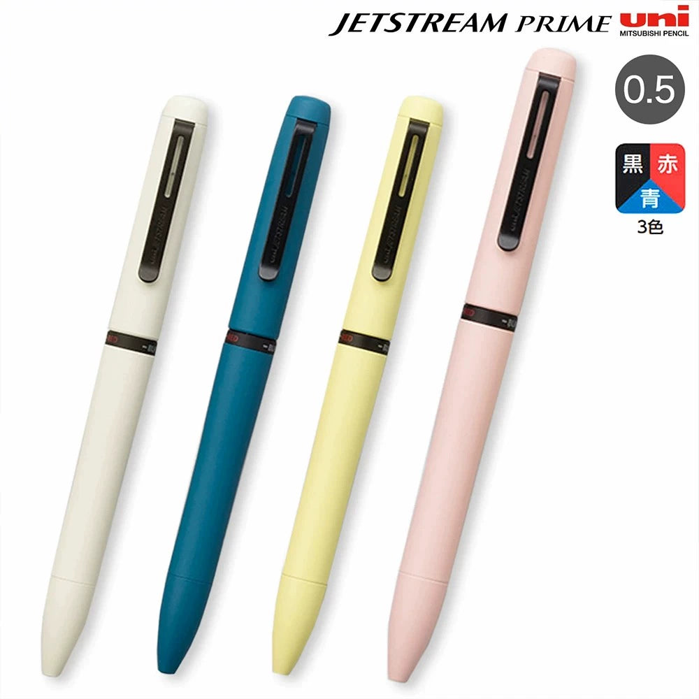 Jetstream One Uni Jetstream Prime Lite Touch 3-Color Retractable Ballpoint Pen