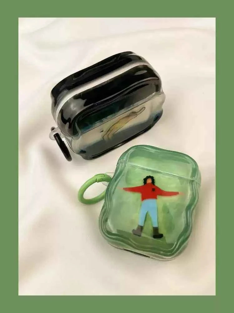 Relaxing Oil Painting Style AirPods Case