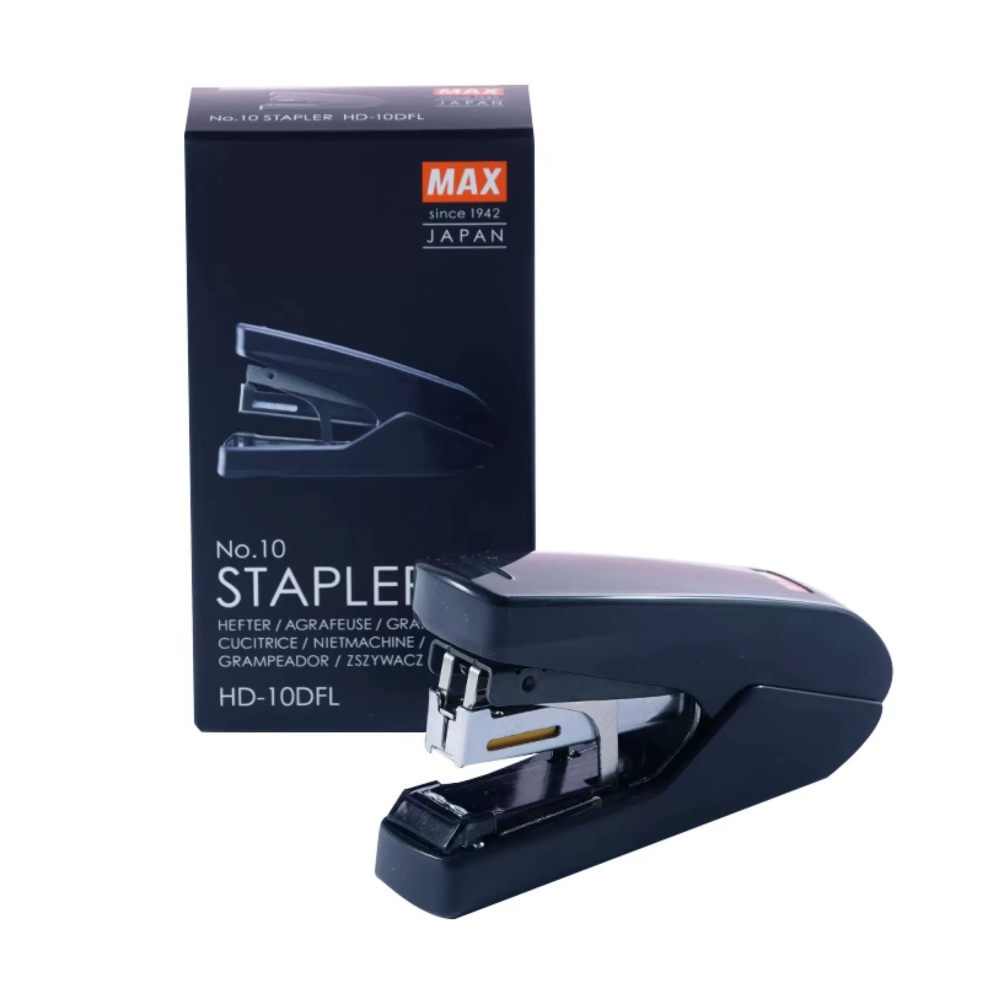 Max Tacker Max Powerflat Tacker HD-10DFL mit 1000 Stück Heftklammern