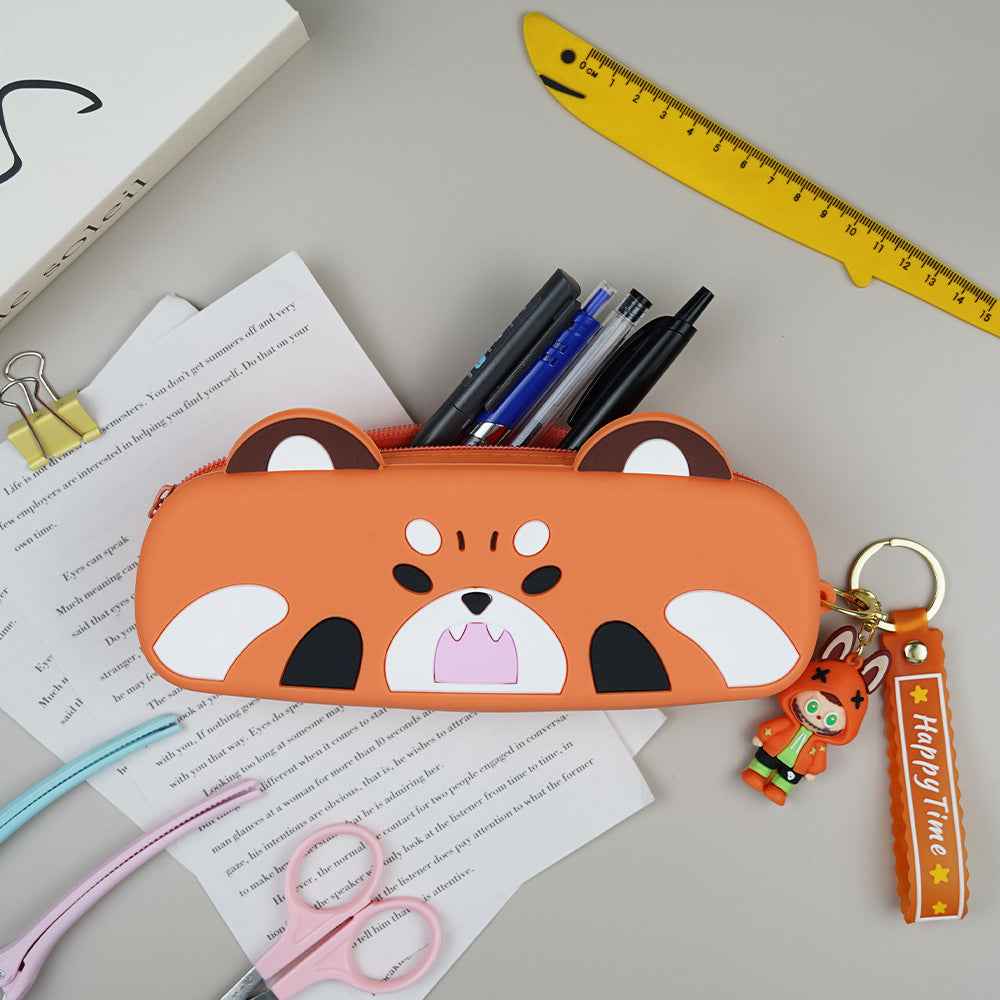 Cute Cartoon Animal Silicone Pencil Case