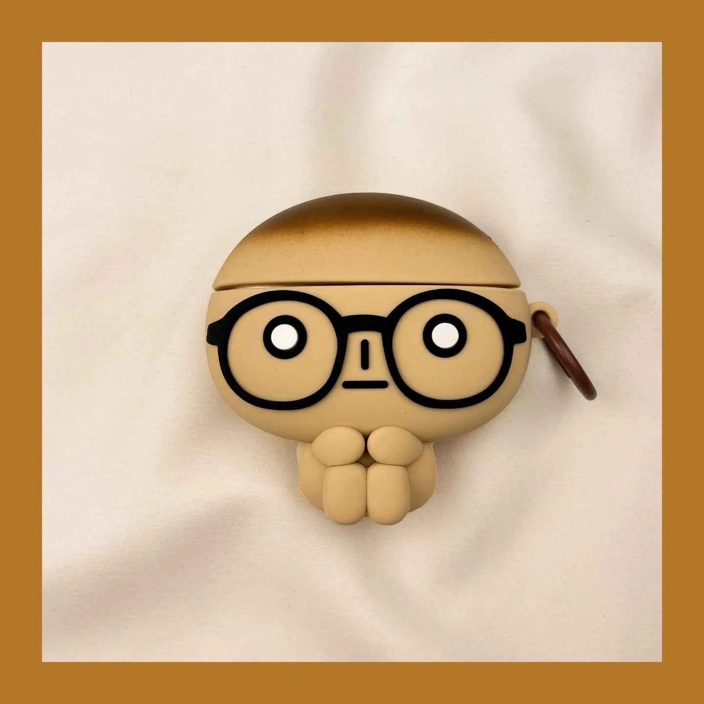 Japanese Kawaii Burnt Toast Character AirPods Case