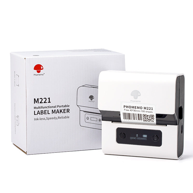 Phomemo M221 Label Makers- 3 Inch Barcode Label Thermal Printer