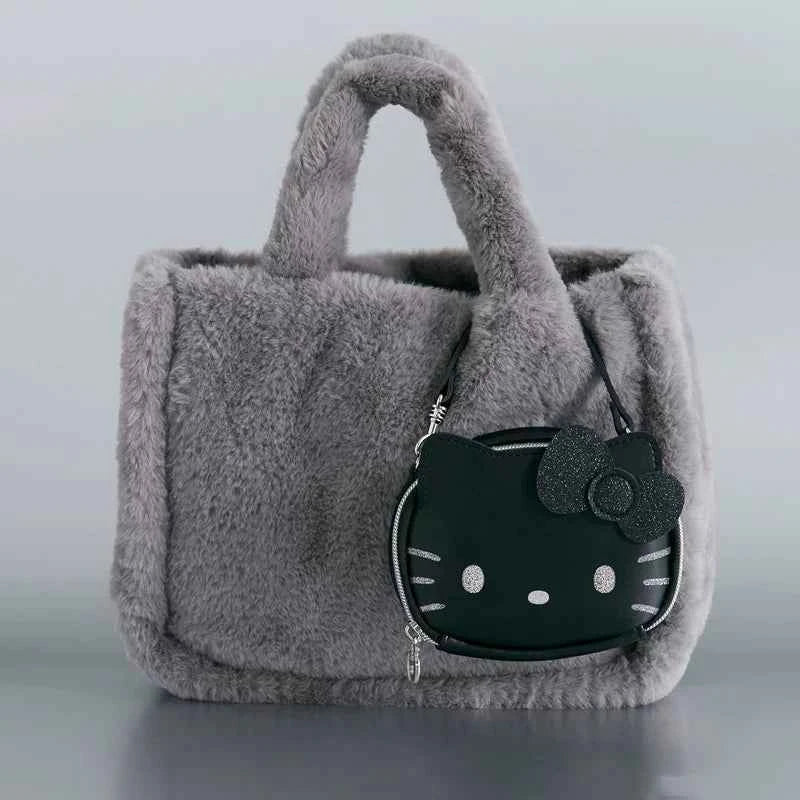 Hello Kitty PU Leather MINI Coin Purse Crossbody Pouch