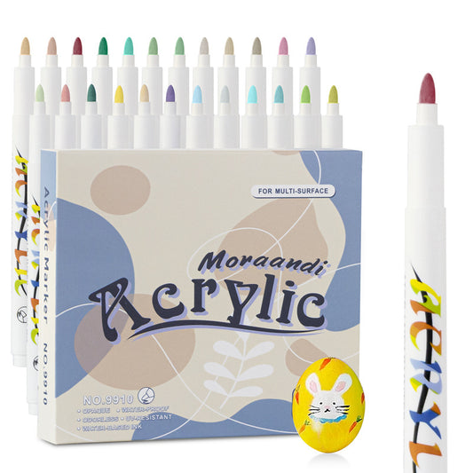 Moraandi 12/24 Acrylic Paint Marker Pens 2mm Medium Tip