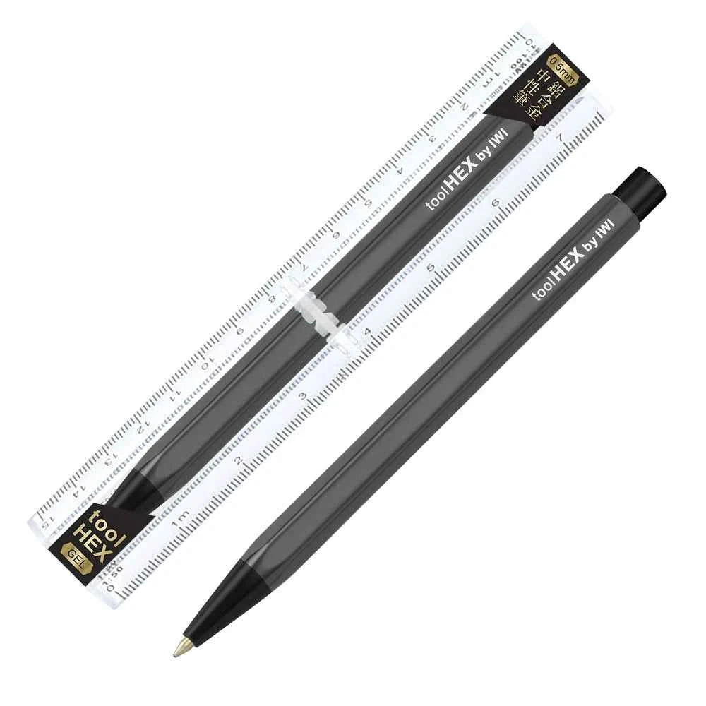 IWI toolHEX Aluminum Click Pen – 0.5mm Hexagonal Barrel with Scales