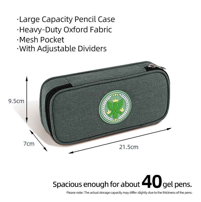 Large Capacity Oxford Fabric Pencil Case School Stationery Bag