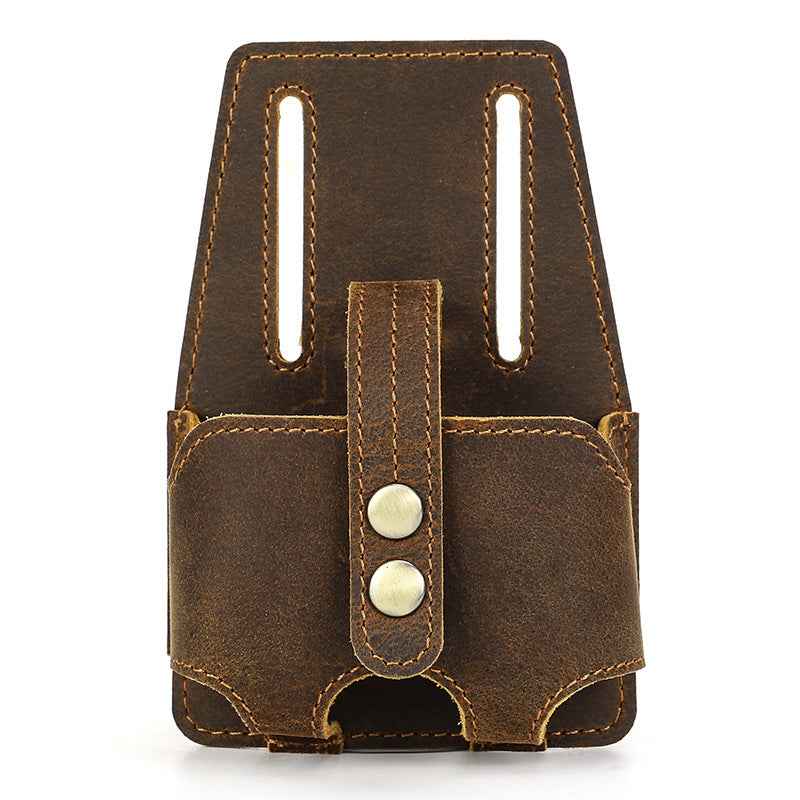 Leather Tape Measure Pouch Belt Tool Carrier Holder