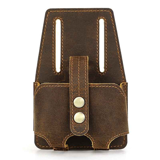 Leather Tape Measure Pouch Belt Tool Carrier Holder