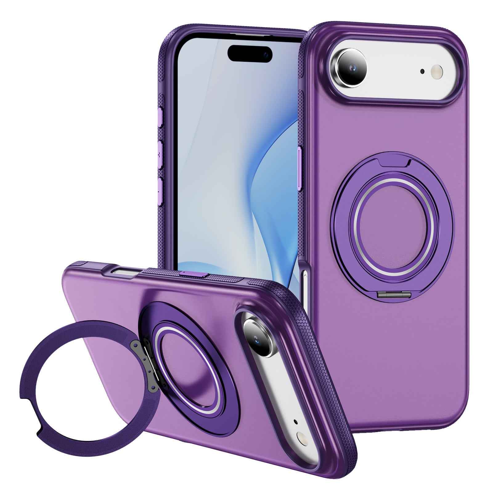 iPhone 17 Rotating Stand Phone Case