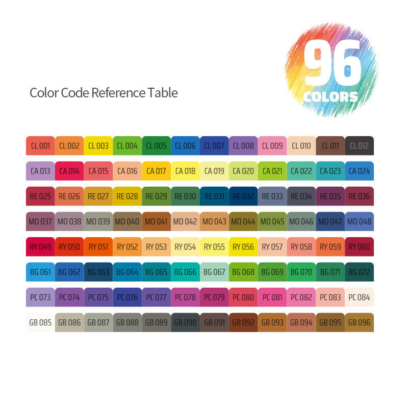 Qimiart Click Retractable Colored Pencils 96 Pack Oil-Based Includes Sharpener