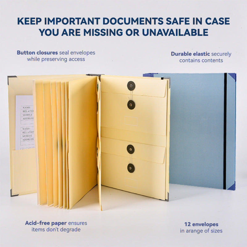 In Case Go Missing Binder Viral TikTok Folio - TTpen