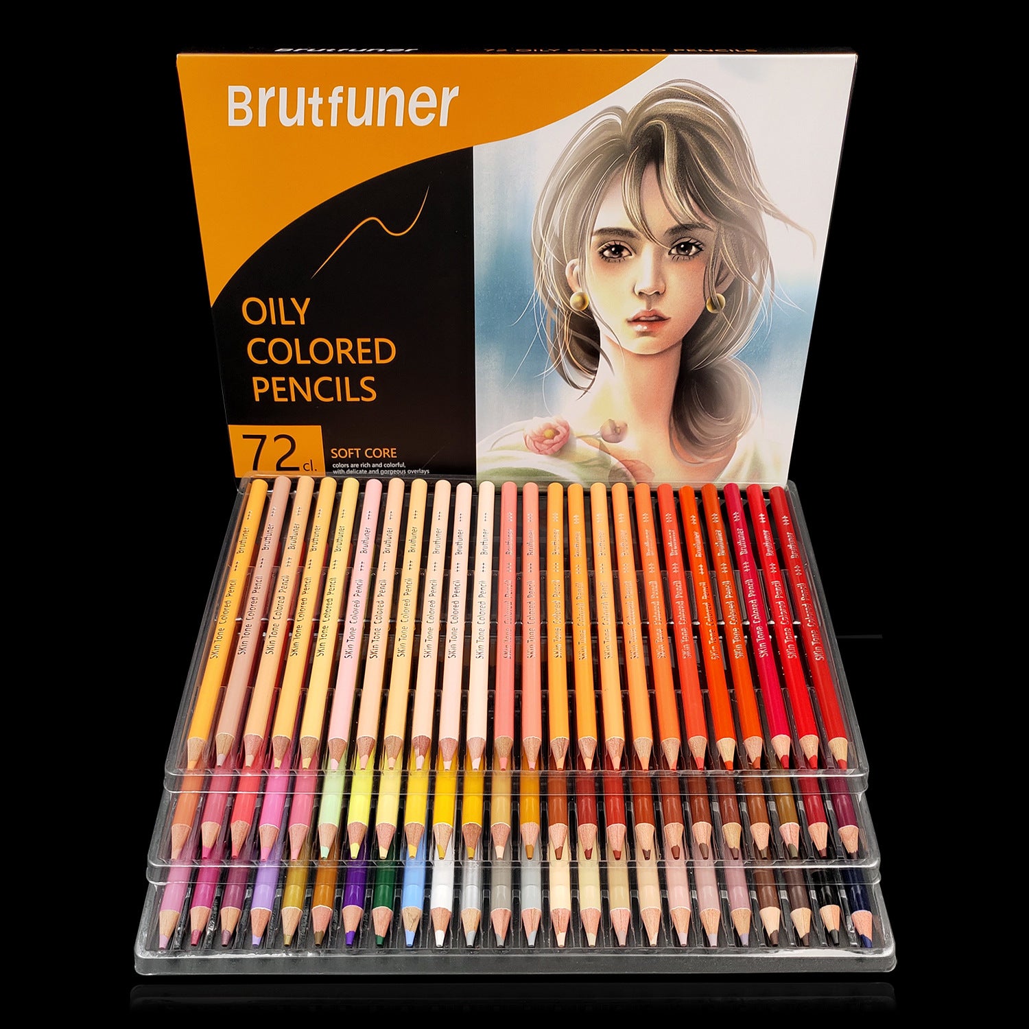 BRUTFUNER Skin Tone Colored Pencils 26/50/72 Colors