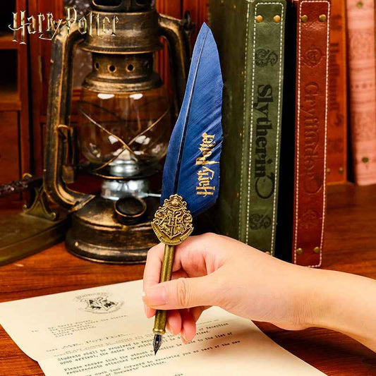Harry Potter Feather Metal Dip Pen Set