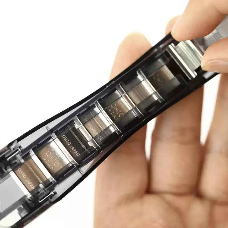 OHTO 3WAY GACHUCK Clip Dispenser with 12pcs Clips