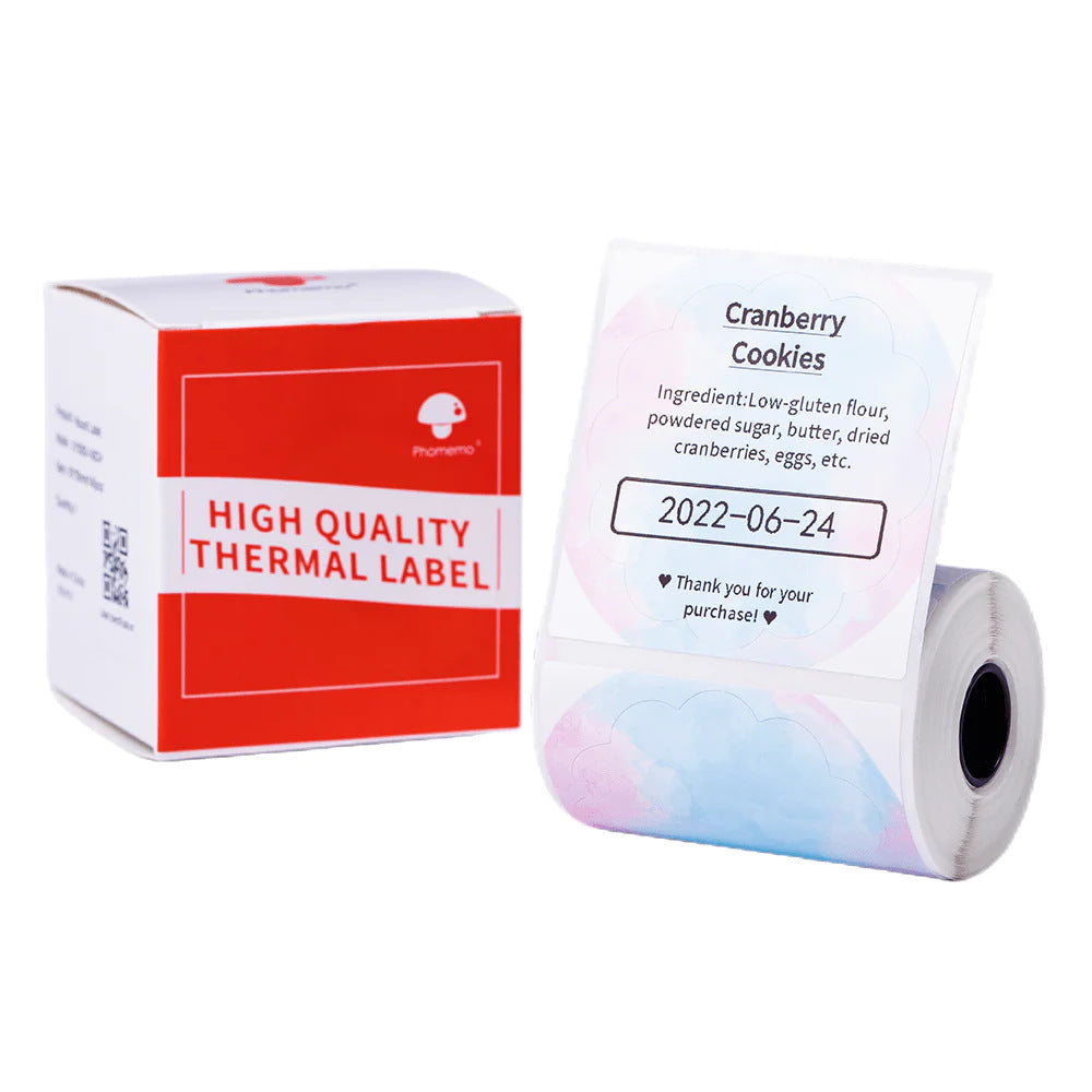Phomemo 50x50mm Thermal Round Gradient Color Label for M110/M120/M200/M220