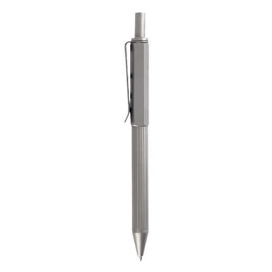 Titanium Alloy Retractable Metal Ballpoint Pen | Black Ink | 31g | 14cm