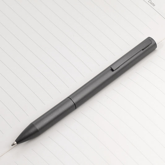 Matte Dark Gray Metal Ballpoint Pen | Twist Mechanism | Black Ink 1.0mm | 10-Pack