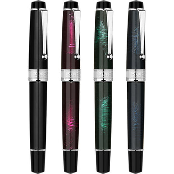 Majohn T5 Piston Fountain Pen,Large Ink Capacity Writing Set with Box