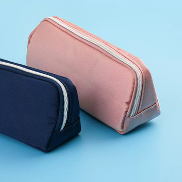 Raymay Patamie Magnetic Triangular Pencil Case – Snap-Open Magnetic Closure | W200 × H70 × D50mm | Polyester 60g | Made in Japan