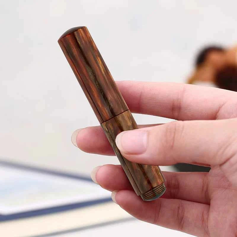 MAJOHN WANCAI Mini Pocket Resin Fountain Pen – 0.5mm Iridium Nib