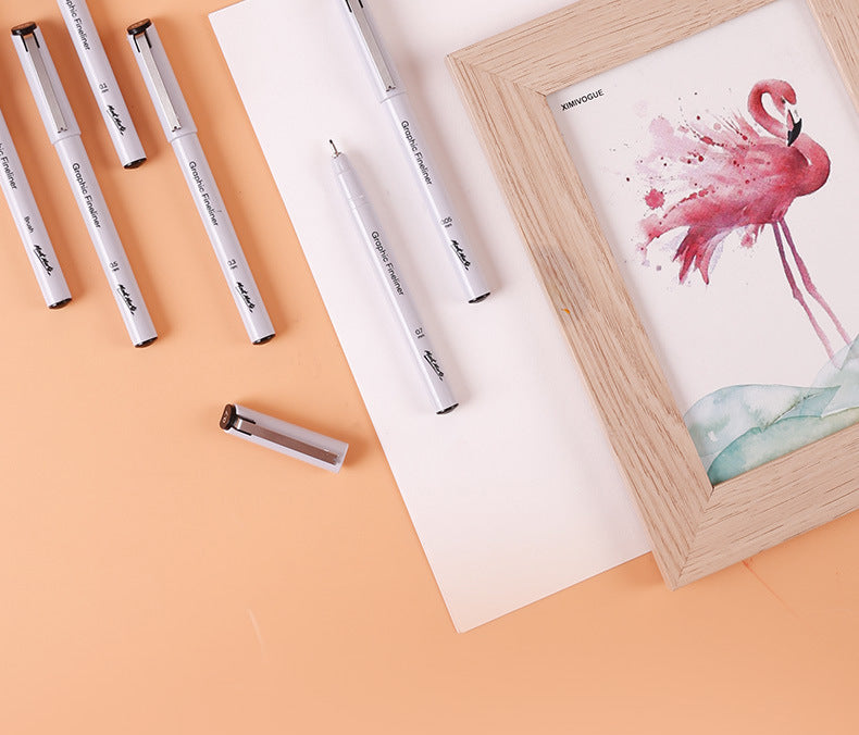 Mont Marte Premium Graphic Fineliners,7 Piece