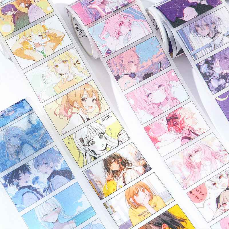 Anime Creative Die-Cut Washi Tape Set 4 Rolls