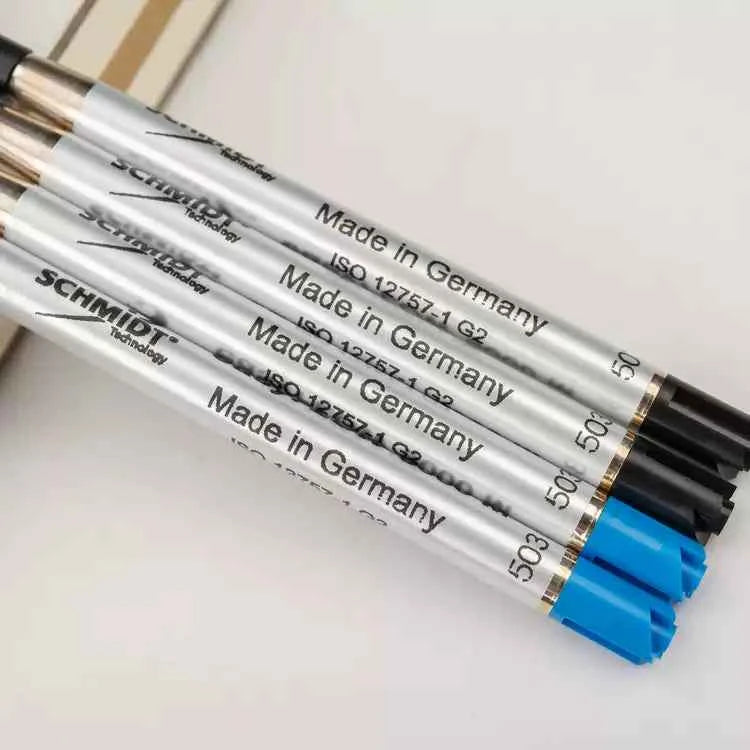 Schmidt EasyFlow 9000 Ballpoint Pen Refill - Medium Point - Black/Blue