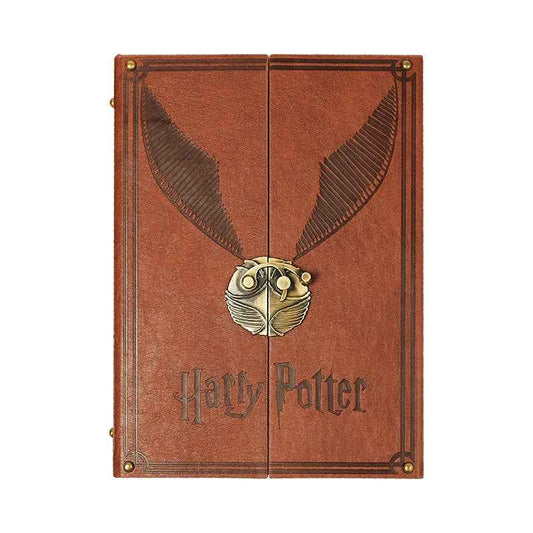 Harry Potter Golden Snitch Notebook – Hardcover Zinc Alloy Hinge