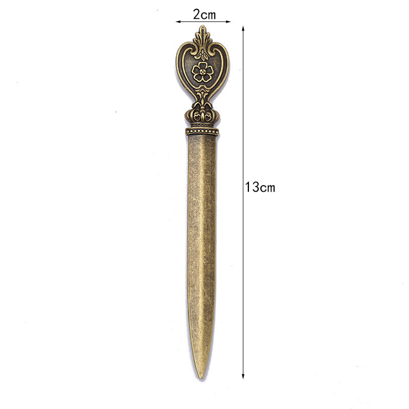 3pcs Retro Metal Envelope Letter Openers
