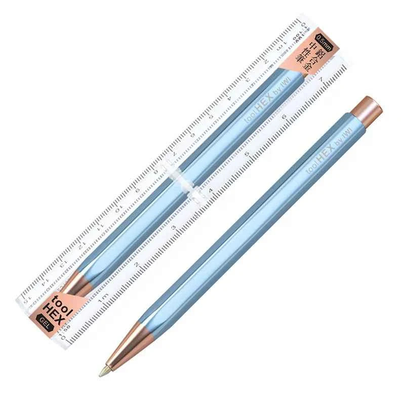 IWI toolHEX Aluminum Click Pen – 0.5mm Hexagonal Barrel with Scales
