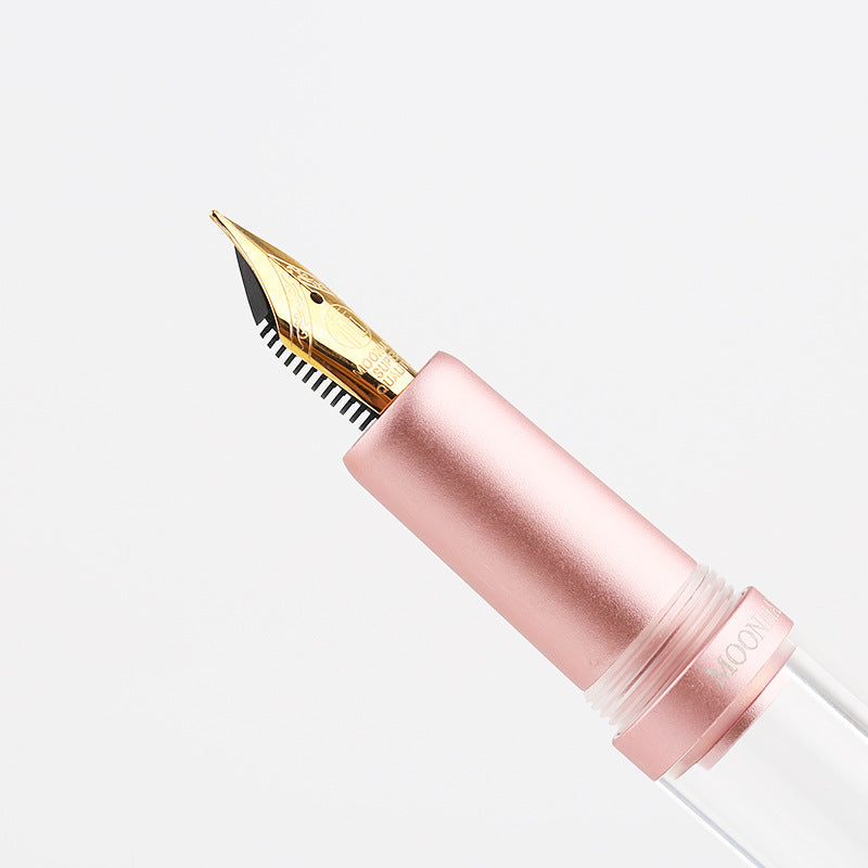 MAJOHN M2 Plus Metallic Transparent Eye Dropper Filling Fountain Pen