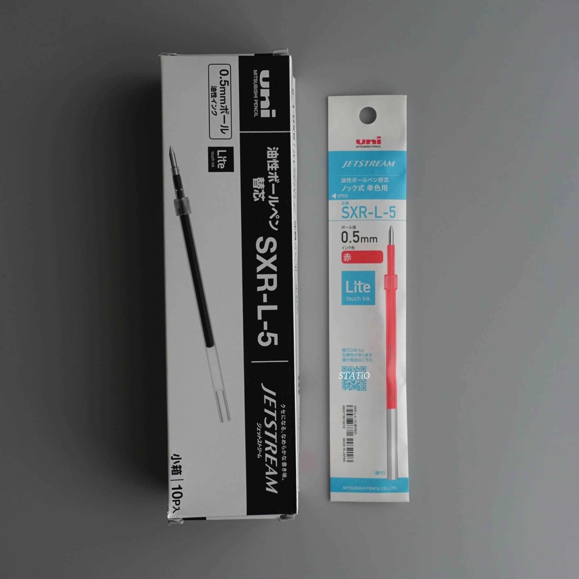 Uni Jetstream SXR-L-5 Lite Touch Ink Pen Refill 0.5mm 10 Pack
