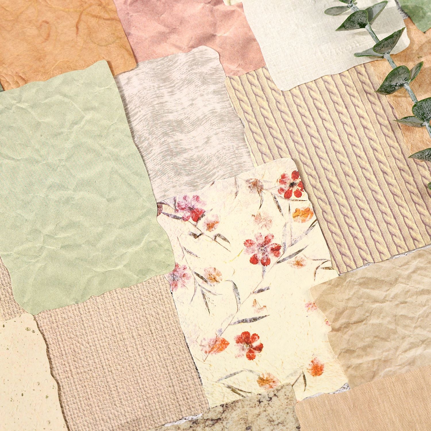 Vintage Seasonal Scrapbook Paper Set – 112 Sheets for Journaling