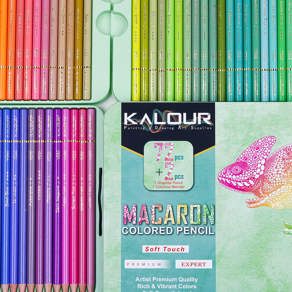 KALOUR Macaron Pastel Colored Pencils Set 72 Colors