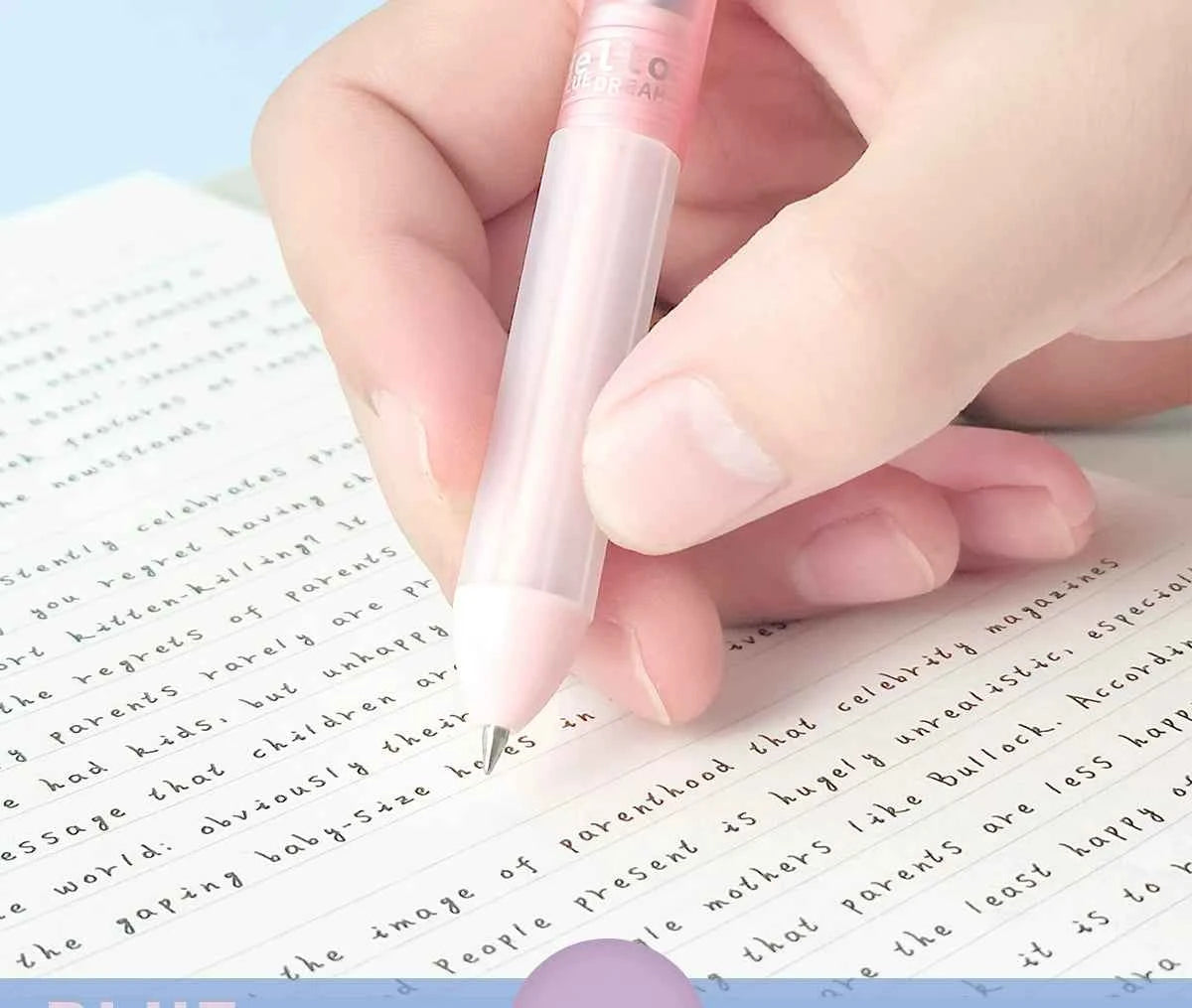 M&G Ocean Animals Click Gel Pens – 0.5mm Black Ink, 4-Piece