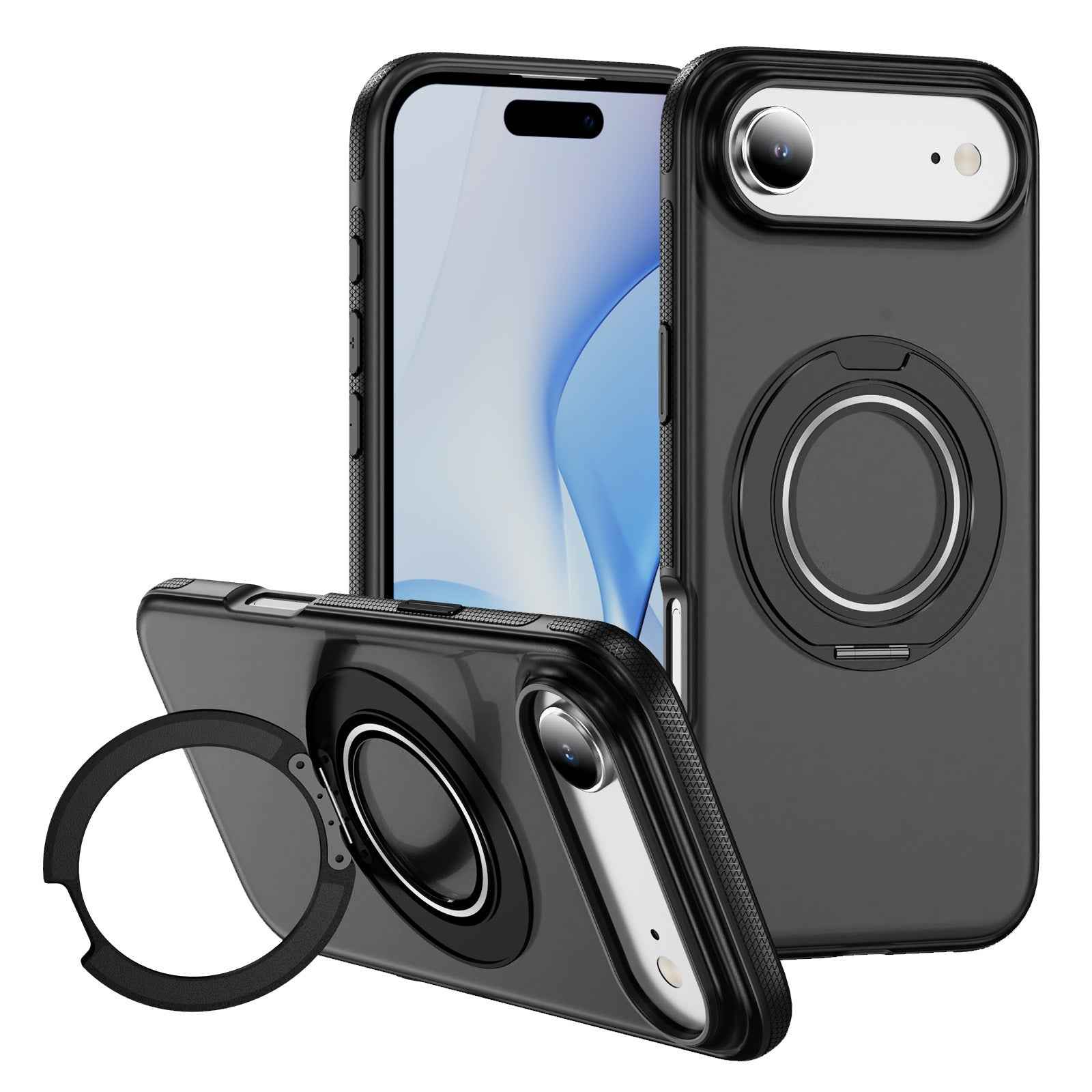 iPhone 17 Rotating Stand Phone Case