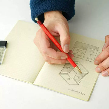 HIGHTIDE Penco Prime Timber 2.0mm Mechanical Pencil | Vintage Wood Body | Drafting & Sketching | Sharpener Included | Japan