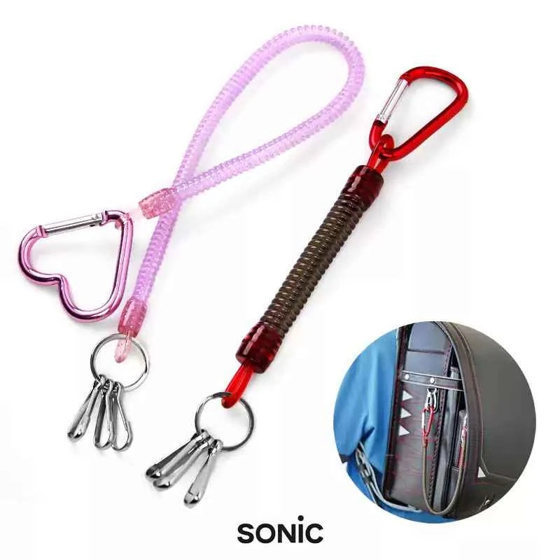 Sonic Spiral Keychain Key Holder