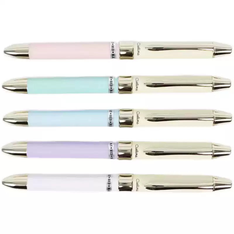 Pentel Cielina Multi-Function Pen | 0.5mm Black & Red Ballpoint + Mechanical Pencil | 3-in-1