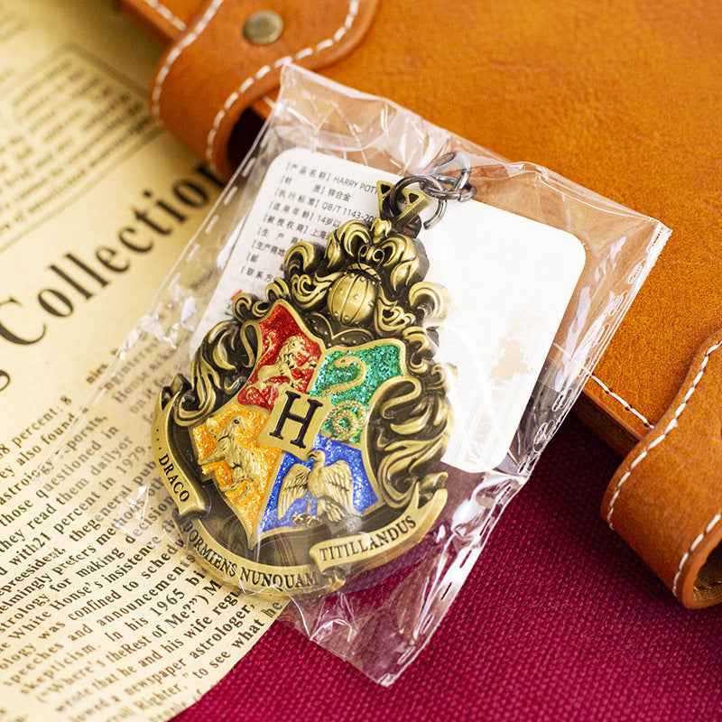 Harry Potter Zinc Alloy Badge Keychain