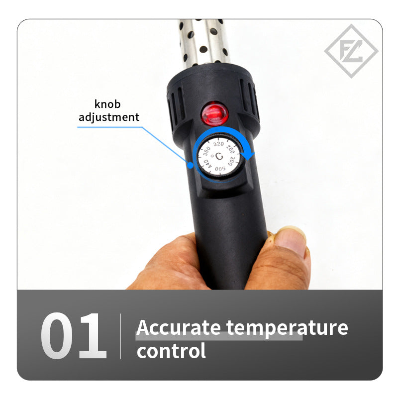 Handheld Branding Iron Machine 300W | Adjustable Temperature | Straight Tip
