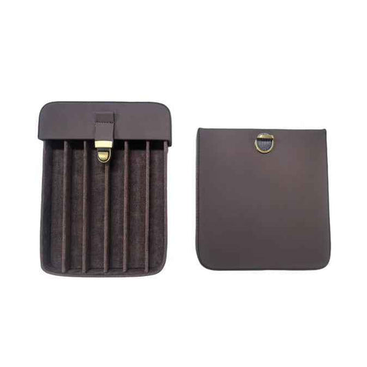 6 Slot Leather Cigar Case Organizer