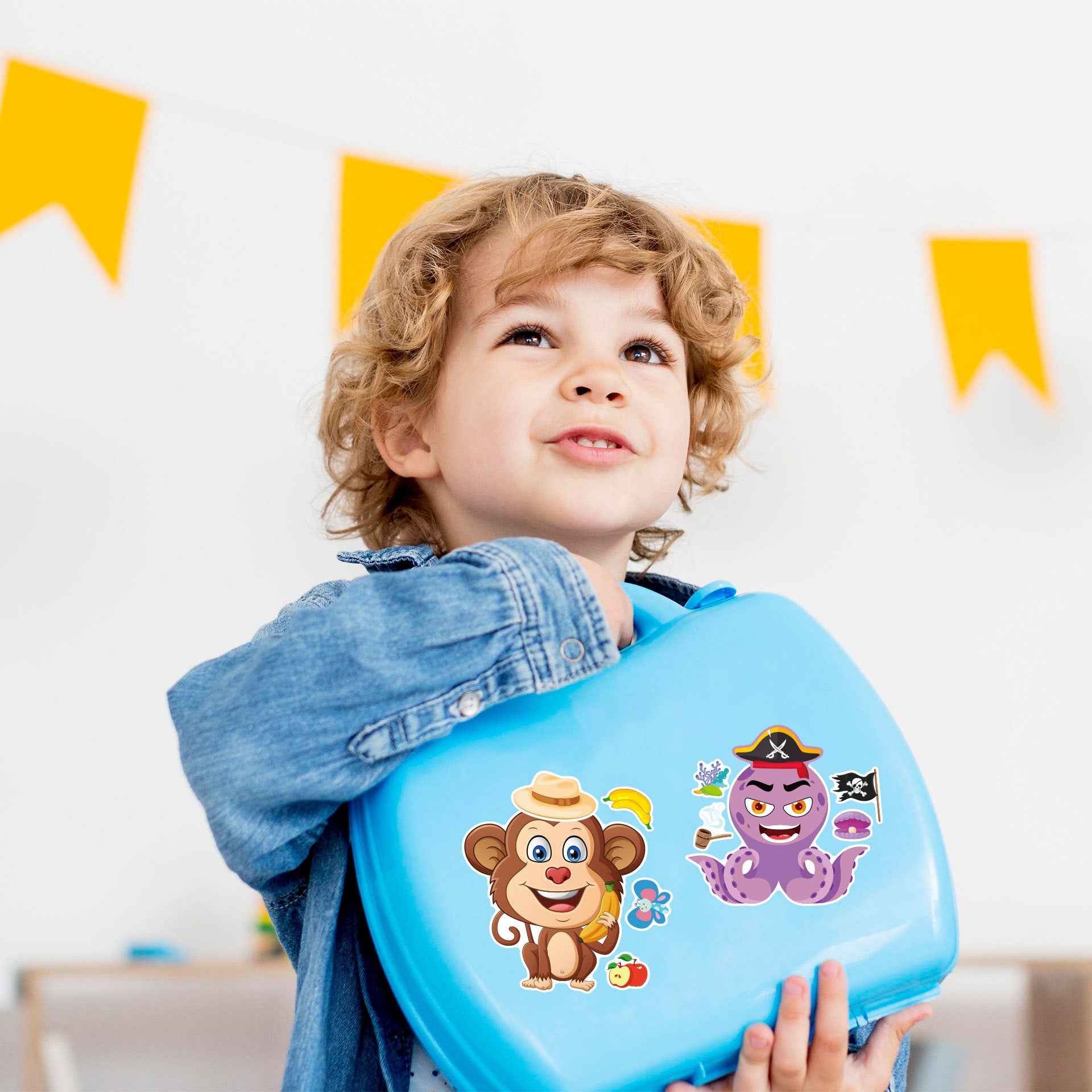 Make a Face Cartoon Animal Zoo DIY Stickers for Kids 24 Sheets