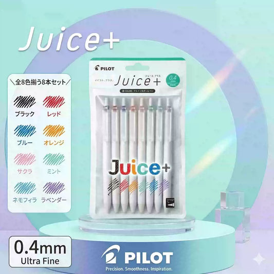 Pilot Juice+ Gel Ink Pen 0.4mm Ultra-Fine 8-Color Set