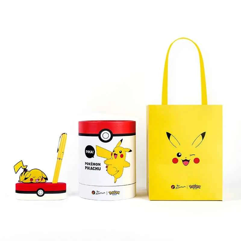 Pimio Pokemon Pikachu Fountain Pen with Stand & Gift Box