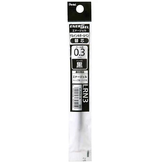 Pentel EnerGel LRN3 Needle-Point Gel Pen Refill - 0.3mm - 5 Pack